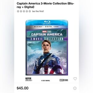 Captain America 3-Movie Collection Blu-ray